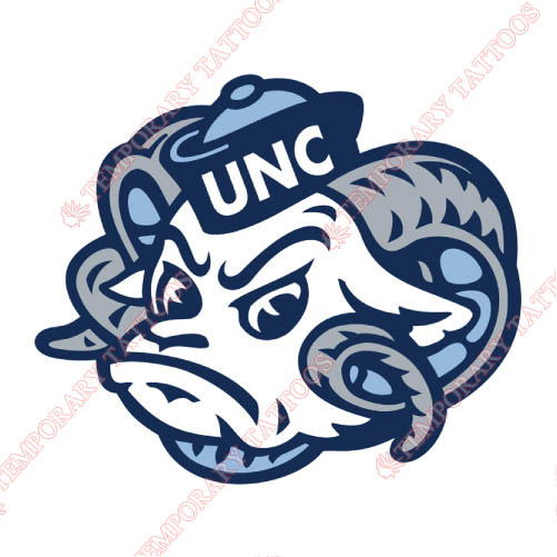North Carolina Tar Heels Customize Temporary Tattoos Stickers NO.5531